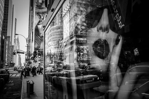 Times Square Reflection Times Square Reflection